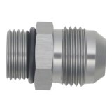 DeatschWerks 8AN ORB Male to 10AN Male Flare Adapter - Anodized DW Titanium thumbnail 1