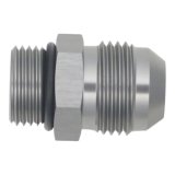 DeatschWerks 8AN ORB Male to 10AN Male Flare Adapter - Anodized DW Titanium thumbnail 2
