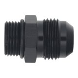 DeatschWerks 8AN ORB Male to 10AN Male Flare Adapter - Anodized Matte Black thumbnail 1