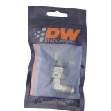 DeatschWerks 6AN ORB Male Swivel to 90-Degree 6AN Male Flare - Anodized DW Titanium thumbnail 3