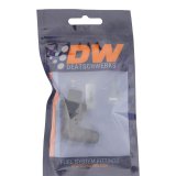 DeatschWerks 6AN ORB Male Swivel to 90-Degree 6AN Male Flare - Anodized Matte Black thumbnail 3
