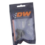 DeatschWerks 6AN ORB Male to 6AN Male Flare Low Profile 90-Degree Swivel - Anodized Matte Black thumbnail 3