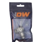 DeatschWerks 8AN ORB Male to 8AN Male Flare Low Profile 90-Degree Swivel - Anodized DW Titanium thumbnail 3