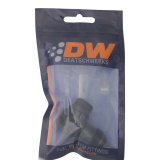 DeatschWerks 8AN ORB Male to 8AN Male Flare Low Profile 90-Degree Swivel - Anodized Matte Black thumbnail 4