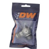DeatschWerks 10AN ORB Male to 10AN Male Flare Low Profile 90-Degree Swivel - Anodized DW Titanium thumbnail 3