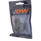 DeatschWerks 10AN ORB Male to 10AN Male Flare Low Profile 90-Degree Swivel - Anodized Matte Black thumbnail 3