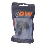 DeatschWerks 10AN ORB Male to 6AN Male Flare Low Profile 90-Degree Swivel - Anodized Matte Black thumbnail 4