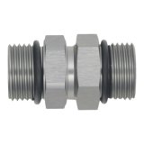 DeatschWerks 10AN ORB Male to 10AN ORB Male Swivel Adapter - Anodized DW Titanium thumbnail 1