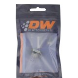 DeatschWerks 8AN ORB Male Plug Fitting with 1/8in NPT Gauge Port - Anodized DW Titanium thumbnail 4