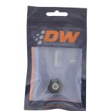DeatschWerks 8AN ORB Male Plug Fitting with 1/8in NPT Gauge Port - Anodized Matte Black thumbnail 3
