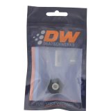 DeatschWerks 8AN ORB Male Plug Fitting with 1/8in NPT Gauge Port - Anodized Matte Black thumbnail 4