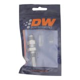 DeatschWerks 6AN Male Flare to Straight 3/8in Single Hose Barb - Anodized DW Titanium thumbnail 4