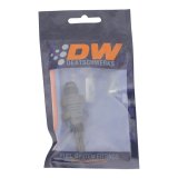 DeatschWerks 6AN Male Flare to Straight 5/16in Single Hose Barb - Anodized Matte Black thumbnail 3