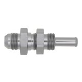 DeatschWerks 8AN Male Flare to Straight 3/8in Single Hose Barb - Anodized DW Titanium thumbnail 2