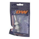 DeatschWerks 8AN Male Flare to Straight 3/8in Single Hose Barb - Anodized DW Titanium thumbnail 3