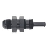 DeatschWerks 8AN Male Flare to Straight 5/16in Single Hose Barb - Anodized Matte Black thumbnail 2