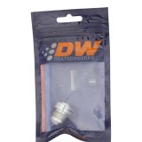 DeatschWerks 8AN Male Flare with Aluminum Weld On Fitting - Anodized Raw Aluminum thumbnail 4