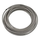 DeatschWerks 10AN Stainless Steel Double Braided CPE Hose - 50ft thumbnail 1