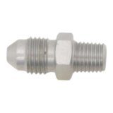 DeatschWerks 3AN Male Flare to 1/16in NPT Male - Anodized Stainless Steel thumbnail 2