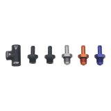 DeatschWerks Universal Venturi Siphon Jet 5/16in Hose Barb to 6AN ORB Female - Anodized Matte Black thumbnail 1