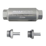 DeatschWerks 5/16in 10 Micron 70mm Compact In-Line Fuel Filter Kit thumbnail 1
