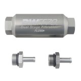 DeatschWerks 5/16in 10 Micron 70mm Compact In-Line Fuel Filter Kit thumbnail 2