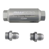 DeatschWerks 8AN 10 Micron 70mm Compact In-Line Fuel Filter Kit thumbnail 2