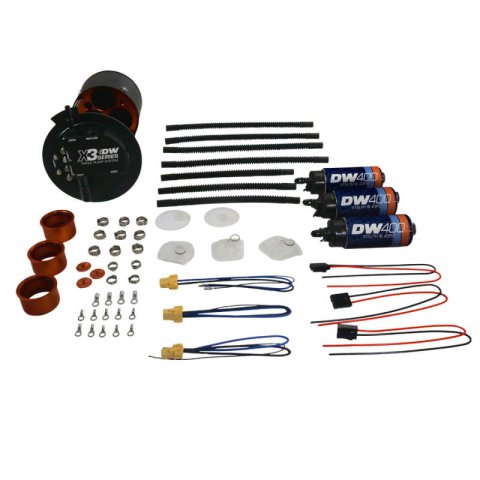 DeatschWerks 2015+ Ford F150 Coyote X3 Series Fuel Pump Module W/ Triple DW400 Fuel Pumps thumbnail 1