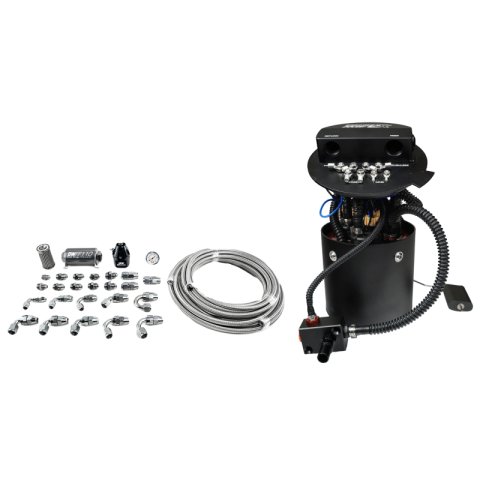 DeatschWerks X3 Series Fuel Pump Module w/ Triple DW400 Pumps/PTFE Plumbing Kit 11-24 Ford Mustang thumbnail 4