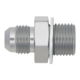 DeatschWerks 6AN Male Flare to M16 X 1.5 Male Metric Adapter (Incl. Crush Washer) - Titanium thumbnail 1