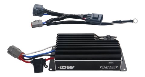 DeatschWerks VB40AX1 Voltage Booster with Plug-N-Play Harness for 10-25 Ford Mustang thumbnail 1