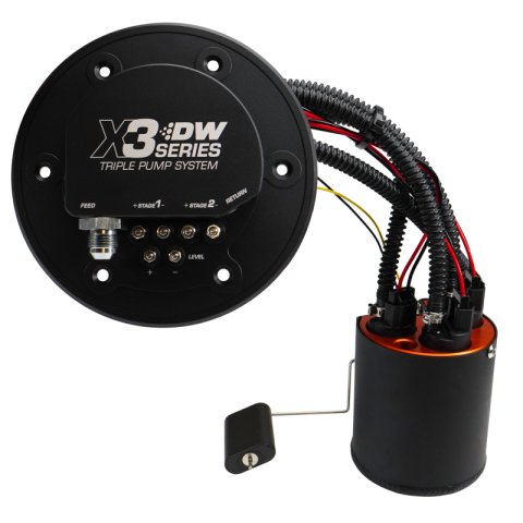 DeatschWerks 98-04 Ford Mustang X3 Module with DW430C Pumps and Install Kit thumbnail 1