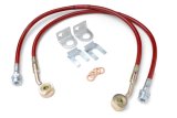 JKS Manufacturing Jeep Wrangler TJ/LJ HD Extended Brake Line Kit - Front thumbnail 1