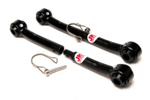 JKS Manufacturing Jeep Wrangler YJ Quick Disconnect Sway Bar Links 0-2in Lift - Front thumbnail 1