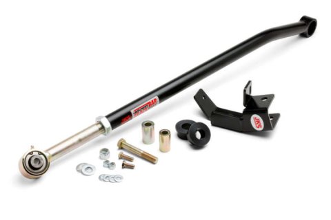 JKS Manufacturing Jeep Wrangler TJ Adjustable Track Bar w/ Relocation Bracket - Rear thumbnail 1