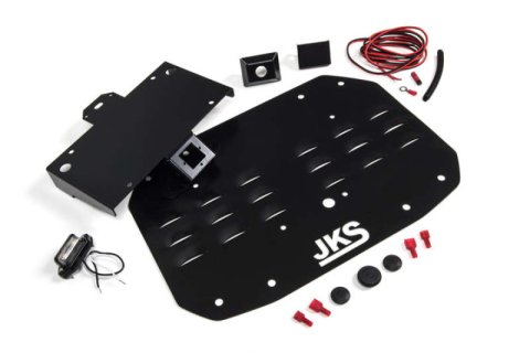 JKS Manufacturing Jeep Wrangler JL Tailgate Vent Cover w/ License Plate Relocation thumbnail 5
