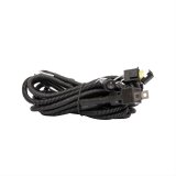 Westin 11ft Length 14 Ga Incl 15 Amp Fuse w/ Loom & Single Connector LED Wiring Harness - Black thumbnail 1