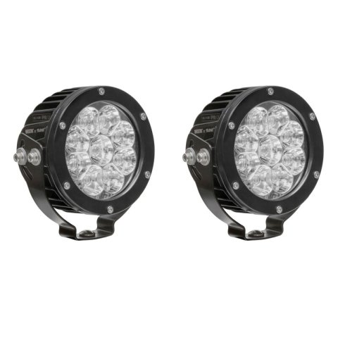 Westin Axis LED Auxiliary Light 4.75 inch Round Flood w/3W Osram (Set of 2) - Black thumbnail 5