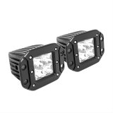 Westin FM4Q 3W Osram w/mounting hardware and pigtail connectors (set of 2) - Black thumbnail 1