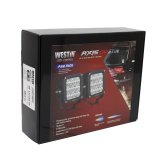 Westin Axis LED Auxiliary Light 4.5 inch x 4.5 inch Square Spot w/3W Osram (Set of 2) - Black thumbnail 6
