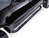 Westin 1999-2013 Chevy Silverado 1500 Reg Cab Platinum 4 Oval Nerf Step Bars - Black thumbnail 2