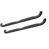 Westin 2014-2018 Chevy Silverado 1500 Dbl Cab (Body Mount) Platinum 4 Oval Nerf Step Bars - Black thumbnail 6