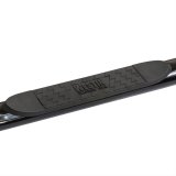 Westin 2015-2018 Chevy Silverado 25/3500 Dbl Cab (Body Mount) Platinum 4 Oval Nerf Step Bars - Black thumbnail 1