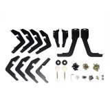 Westin 07-13 Chevy Silv 1500 Extended Cab (6.5 ft Bed) PRO TRAXX 5 WTW Oval Nerf Step Bars - SS thumbnail 8