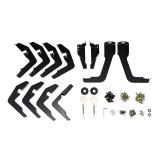 Westin 07-13 Chevy Silv 1500 Extended Cab (6.5 ft Bed) PRO TRAXX 5 WTW Oval Nerf Step Bars - SS thumbnail 9