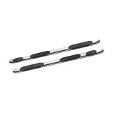 Westin 07-13 Chevy Silv 1500 Extended Cab (8 ft Bed) PRO TRAXX 5 WTW Oval Nerf Step Bars - SS thumbnail 6