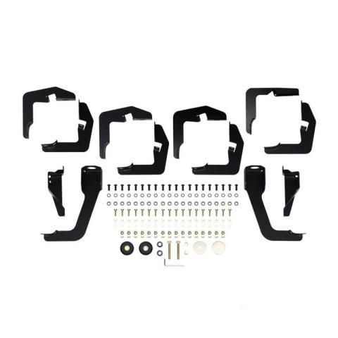 Westin 2017-2018 Ford F-250/350 SuperCab (6.75ft Bed) PRO TRAXX 5 WTW Oval Nerf Step Bars - Black thumbnail 8
