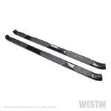 Westin 2017-2018 Ford F-250/350 SuperCab (8ft Bed) PRO TRAXX 5 WTW Oval Nerf Step Bars - Black thumbnail 2
