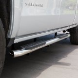 Westin 2014-2018 Chevy Silverado 1500 Crew Cab PRO TRAXX 5 Oval Nerf Step Bars - SS thumbnail 8