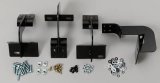Westin 2001-2004 Ford F-150 SuperCrew Premier Oval Nerf Step Bar Mount Kit - Black thumbnail 2